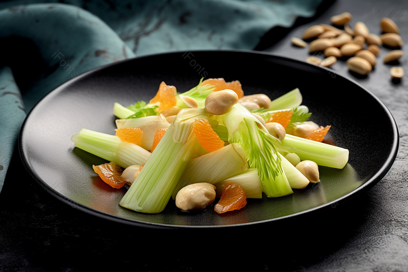 腰果西芹百合食物食品家常菜,高清,摄影图,摄影图片,图片大全,摄影图免费下载